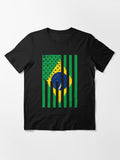 Brazil American Flag Essential T-Shirt