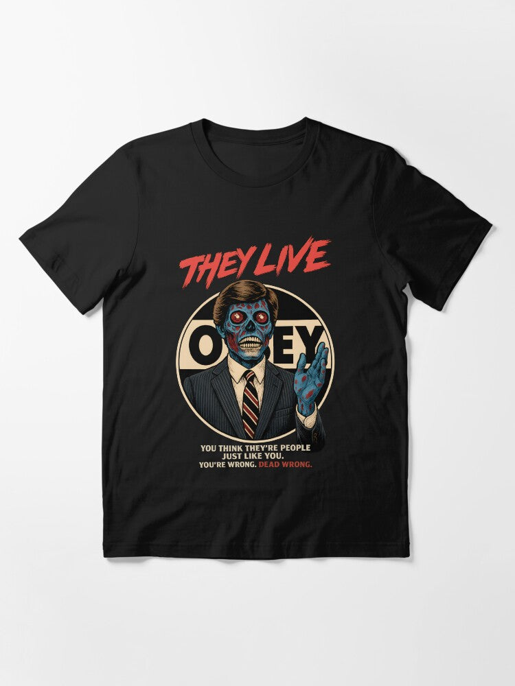 They Live Movie Essential T Shirt Clean Design