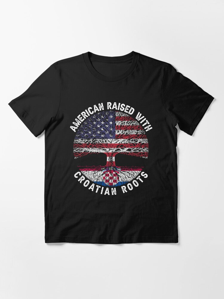 American Raised with Croatian Roots Essential T-Shirt