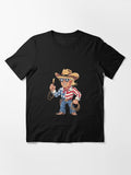 Western Cowboy the Politician Rodeo USA Patriotic Essential T-Shirt