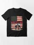 American Wrestling Apparel US Flag Essential T-Shirt
