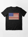 10-1 USA Flag Midnight Oil Essential T-Shirt