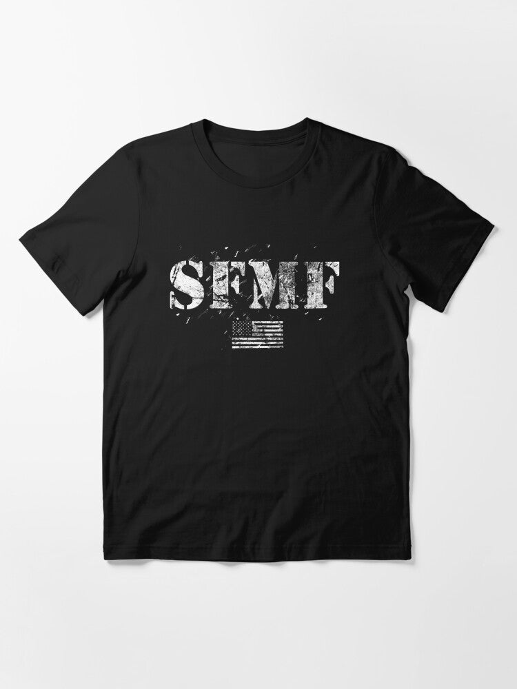 American Military USA Flag Pride Stand Aside SFMF White Essential T-Shirt