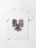 Proud American Eagle, Memorial Day, Patriot Flag 4th July Essential T-Shirt