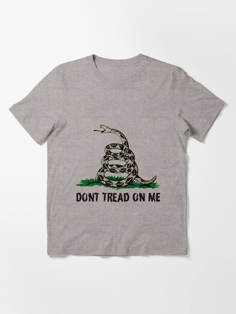 Gadsden Flag DONT Tread on me T Shirt Gasden Culpeper Coil Snake Don't on me Patriotic USA America Essential T-Shirt 2