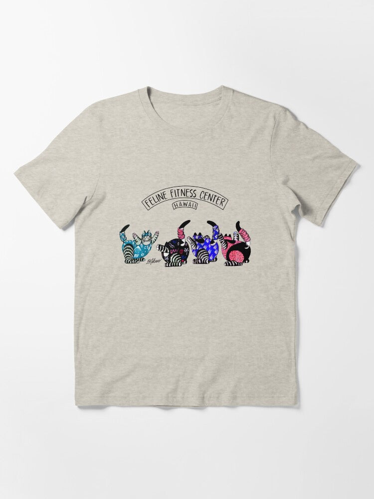 Cute Cat Feline Fitness Center, Funny Best Gift Ever Essential T-Shirt