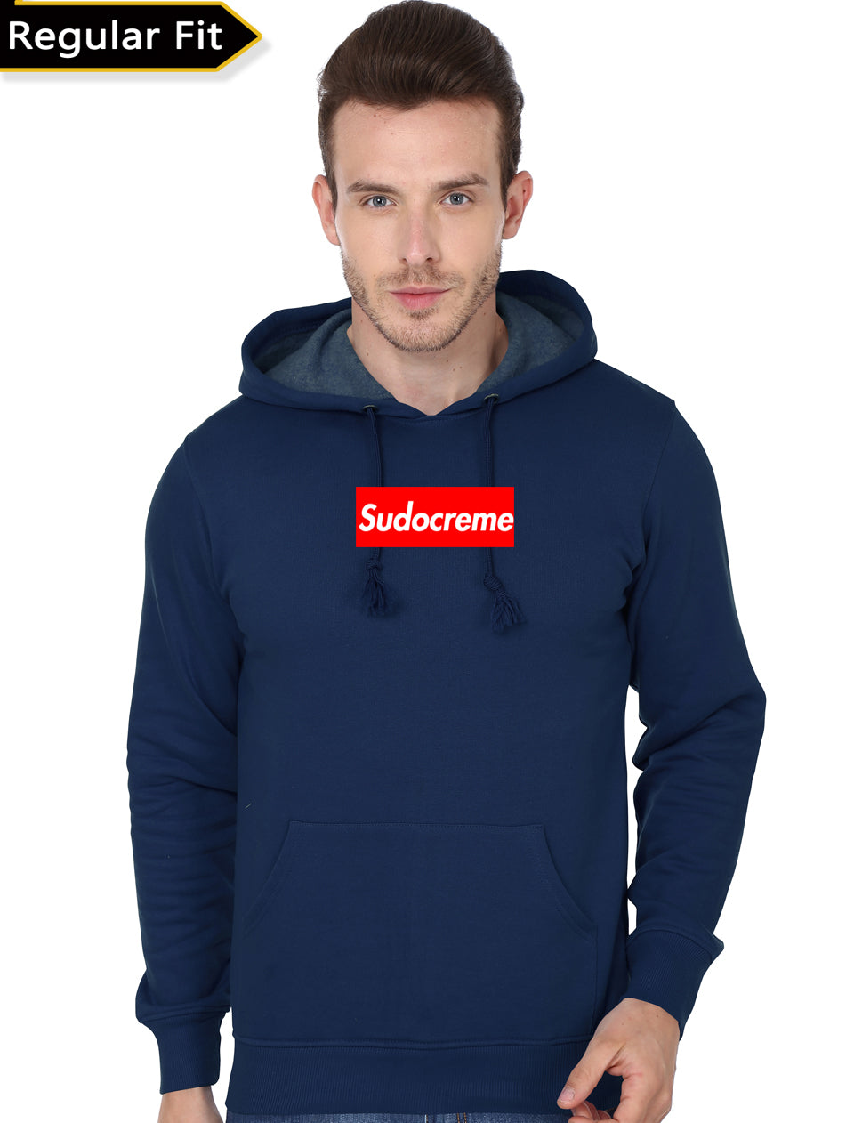 Supreme Meme Grey Melange Hoodie