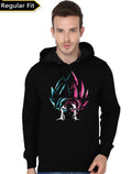 Super Saiyan Blue and Rose Black Hoodie